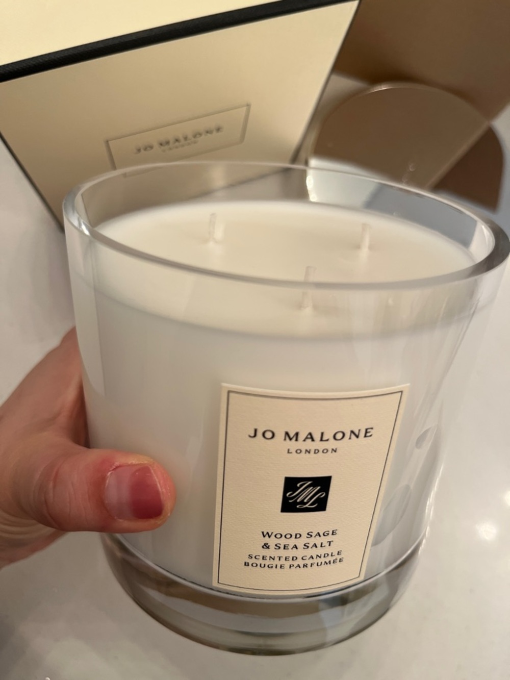 Jo Malone Wood Sage & Sea Salt Scented Candle 600g New in gift box!Best gift GWP